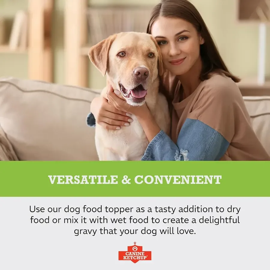 Canine Ketchup: Over kibble or mixed in