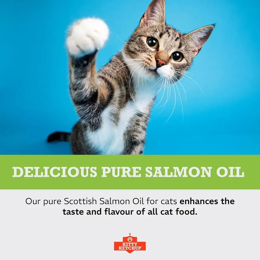 Kitty Ketchup: Delicious salmon oil